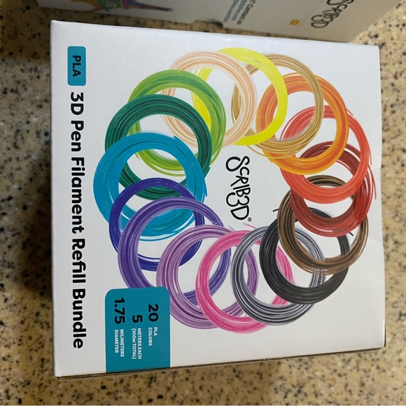 Blue 3D Pen with Filament Refill Bundle - Picture 5 of 6